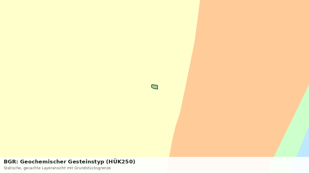 Statische Kartenansicht: BGR: Geochemischer Gesteinstyp (HÜK250)