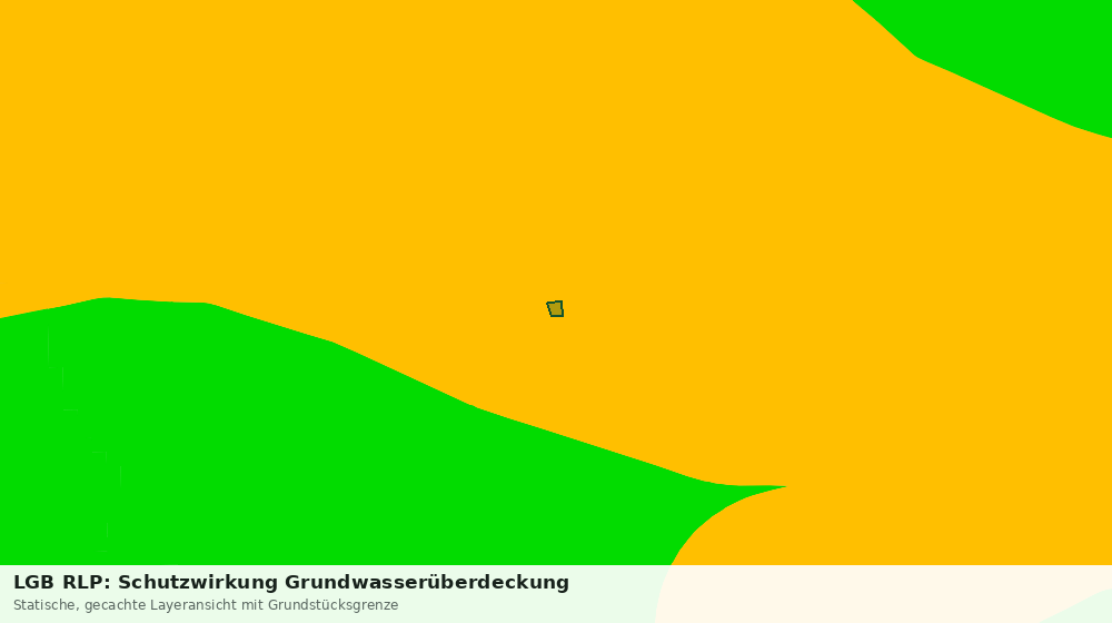 Statische Kartenansicht: LGB RLP: Schutzwirkung Grundwasserüberdeckung