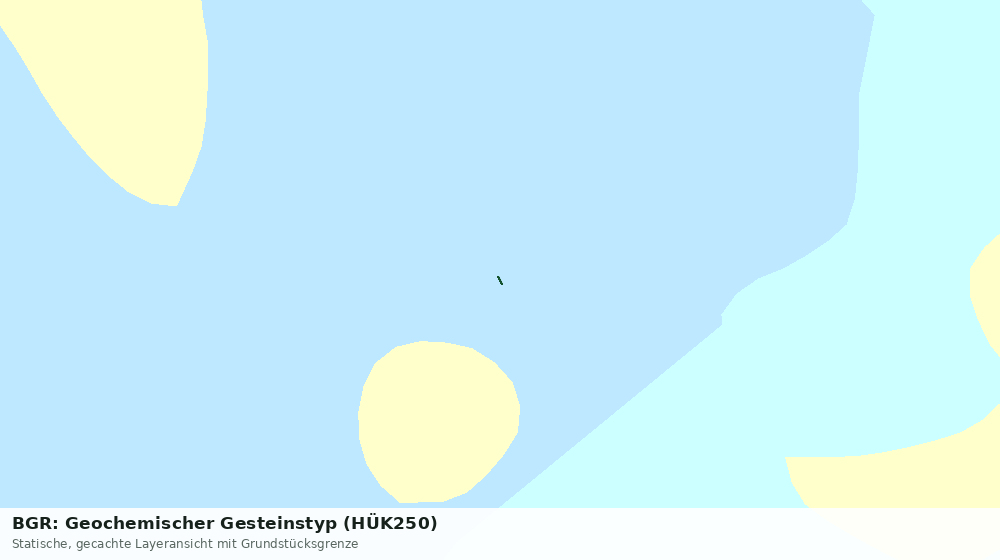 Statische Kartenansicht: BGR: Geochemischer Gesteinstyp (HÜK250)