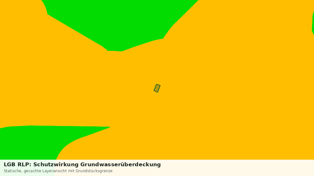 Statische Kartenansicht: LGB RLP: Schutzwirkung Grundwasserüberdeckung