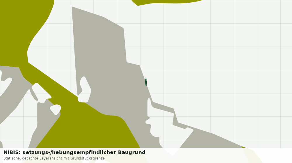 Statische Kartenansicht: NIBIS: setzungs-/hebungsempfindlicher Baugrund