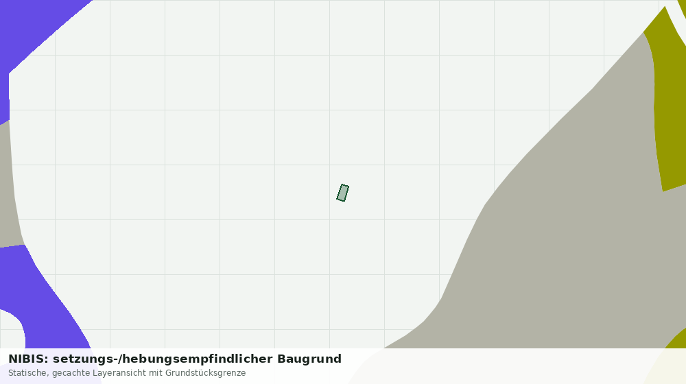 Statische Kartenansicht: NIBIS: setzungs-/hebungsempfindlicher Baugrund