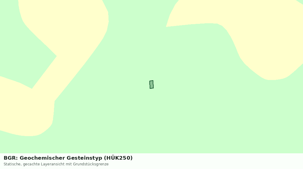 Statische Kartenansicht: BGR: Geochemischer Gesteinstyp (HÜK250)