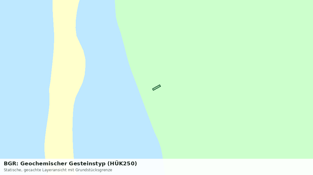 Statische Kartenansicht: BGR: Geochemischer Gesteinstyp (HÜK250)