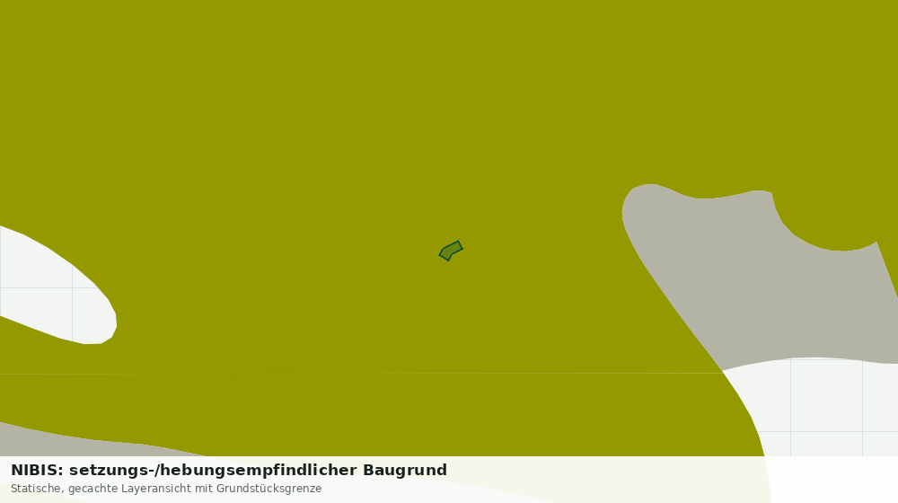 Statische Kartenansicht: NIBIS: setzungs-/hebungsempfindlicher Baugrund