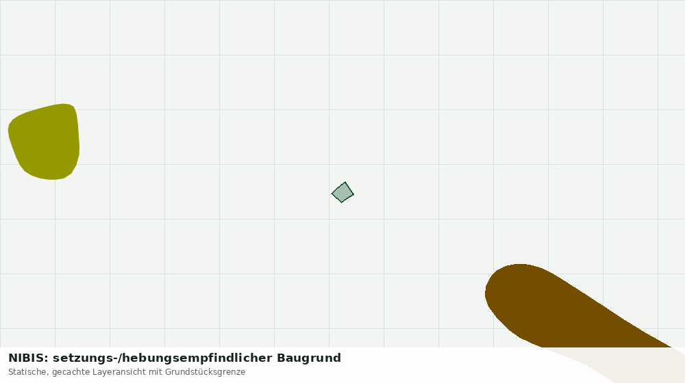 Statische Kartenansicht: NIBIS: setzungs-/hebungsempfindlicher Baugrund