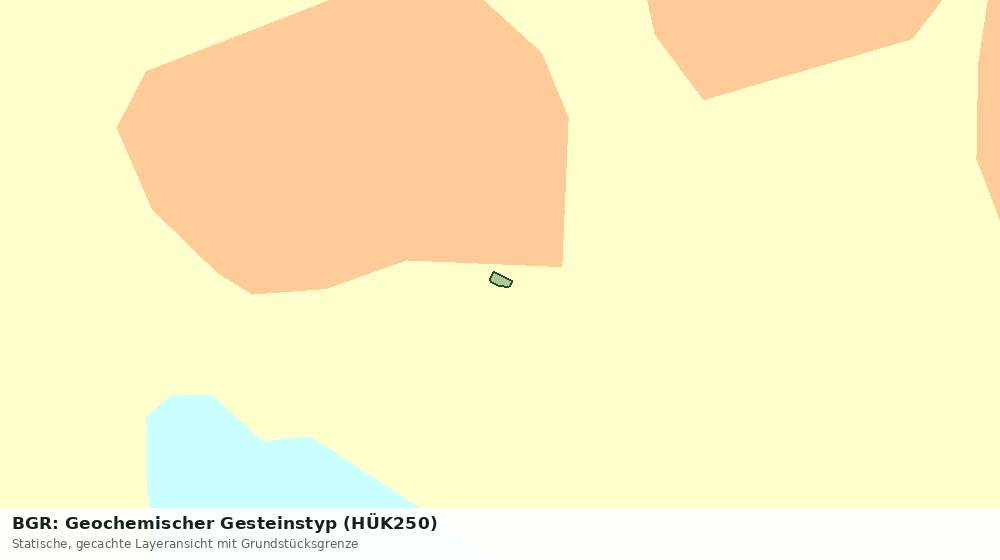 Statische Kartenansicht: BGR: Geochemischer Gesteinstyp (HÜK250)