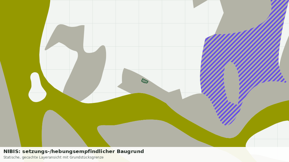 Statische Kartenansicht: NIBIS: setzungs-/hebungsempfindlicher Baugrund