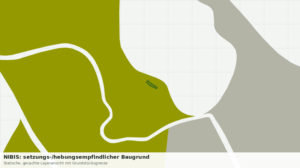 Statische Kartenansicht: NIBIS: setzungs-/hebungsempfindlicher Baugrund