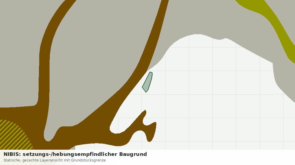 Statische Kartenansicht: NIBIS: setzungs-/hebungsempfindlicher Baugrund