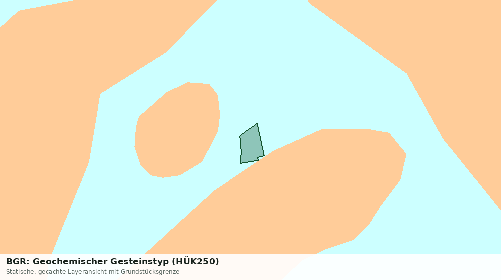 Statische Kartenansicht: BGR: Geochemischer Gesteinstyp (HÜK250)