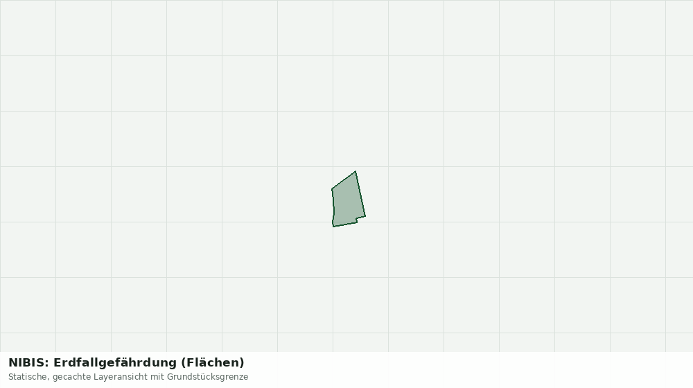 Statische Kartenansicht: NIBIS: Erdfallgefährdung (Flächen)