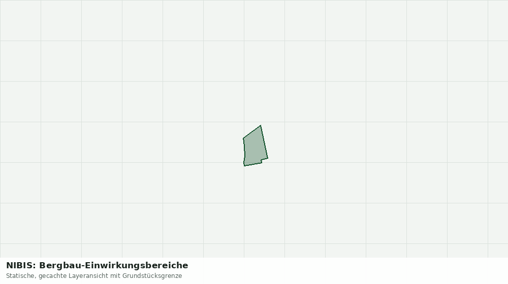 Statische Kartenansicht: NIBIS: Bergbau-Einwirkungsbereiche