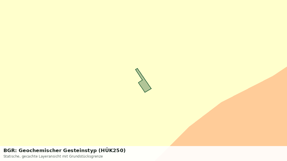 Statische Kartenansicht: BGR: Geochemischer Gesteinstyp (HÜK250)
