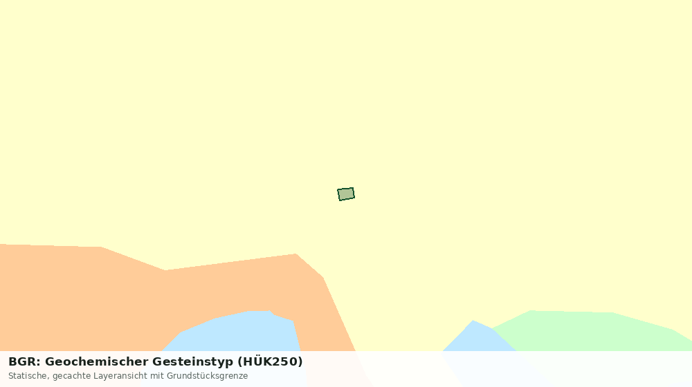 Statische Kartenansicht: BGR: Geochemischer Gesteinstyp (HÜK250)