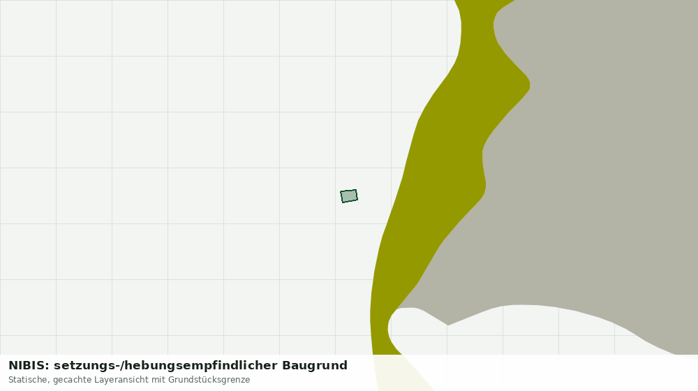 Statische Kartenansicht: NIBIS: setzungs-/hebungsempfindlicher Baugrund