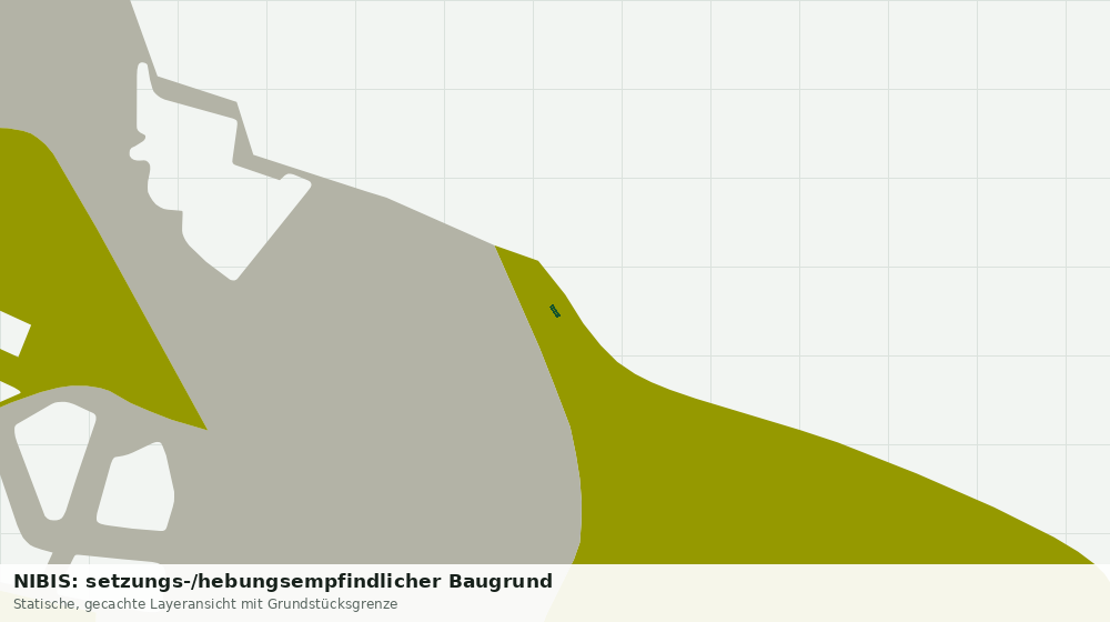 Statische Kartenansicht: NIBIS: setzungs-/hebungsempfindlicher Baugrund
