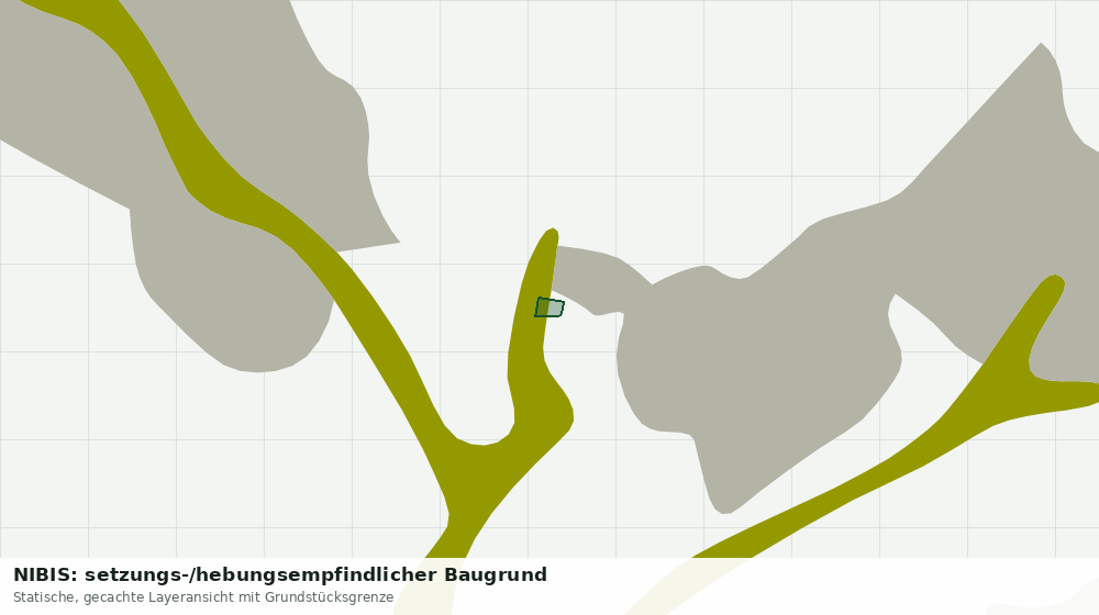 Statische Kartenansicht: NIBIS: setzungs-/hebungsempfindlicher Baugrund