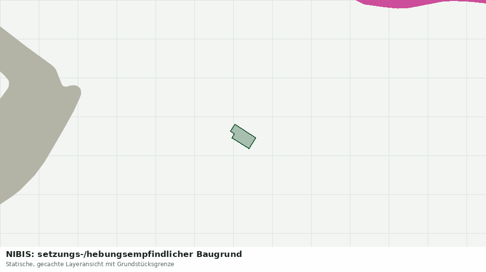 Statische Kartenansicht: NIBIS: setzungs-/hebungsempfindlicher Baugrund