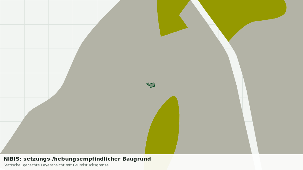 Statische Kartenansicht: NIBIS: setzungs-/hebungsempfindlicher Baugrund