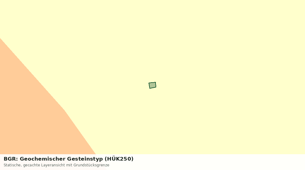Statische Kartenansicht: BGR: Geochemischer Gesteinstyp (HÜK250)