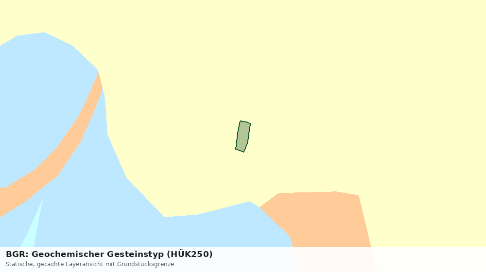 Statische Kartenansicht: BGR: Geochemischer Gesteinstyp (HÜK250)