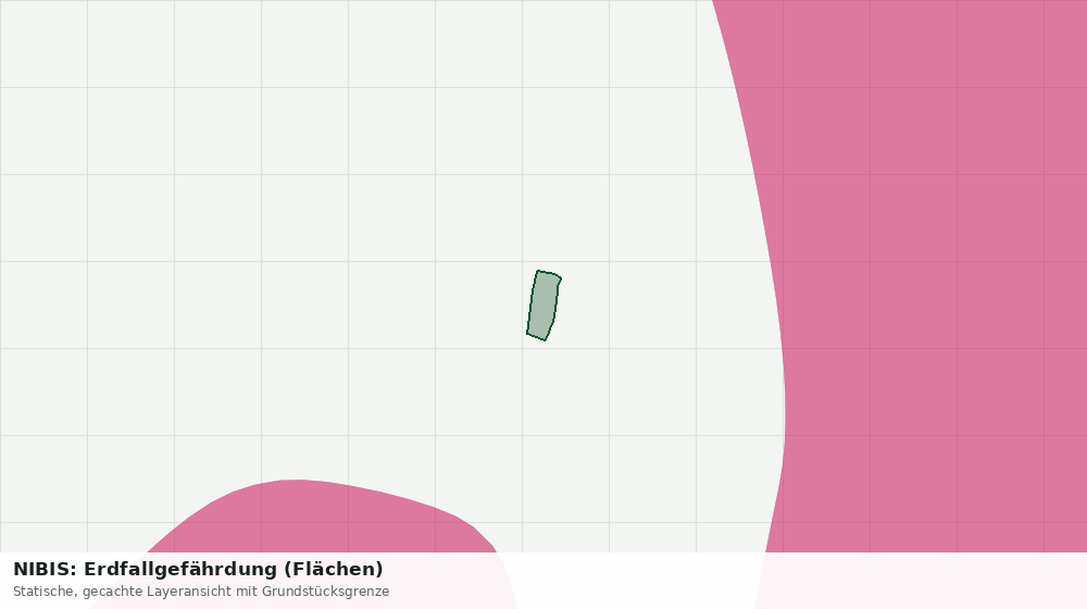 Statische Kartenansicht: NIBIS: Erdfallgefährdung (Flächen)