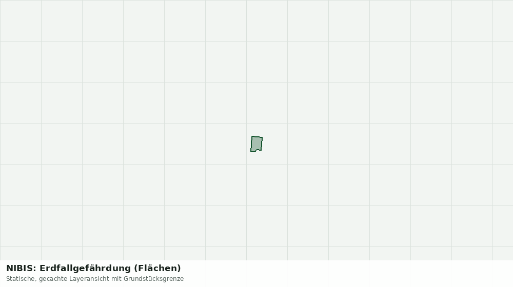 Statische Kartenansicht: NIBIS: Erdfallgefährdung (Flächen)
