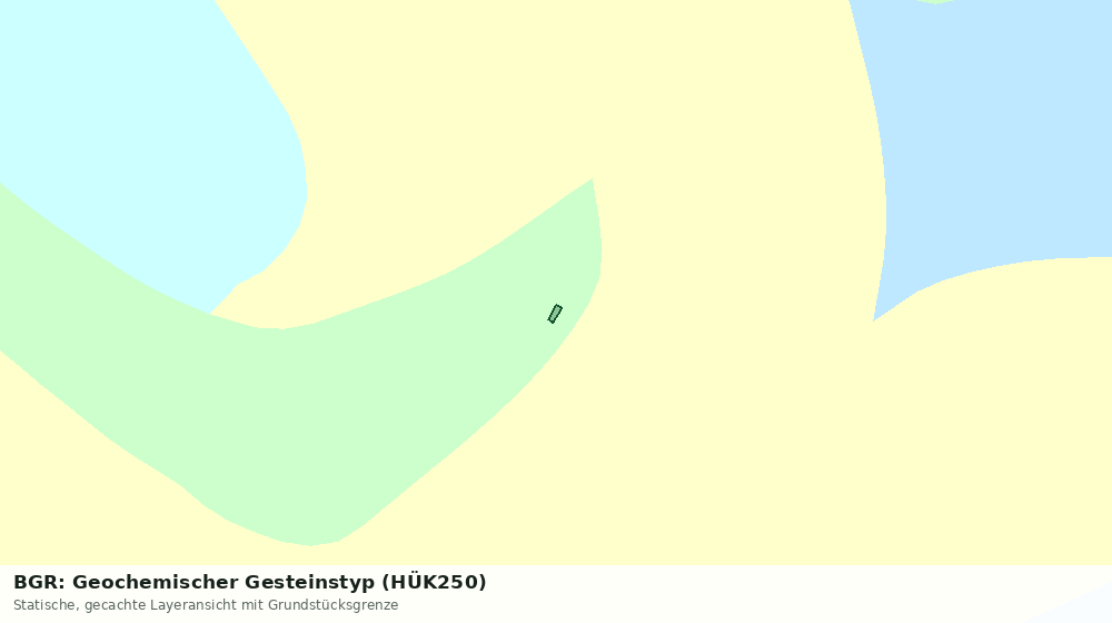 Statische Kartenansicht: BGR: Geochemischer Gesteinstyp (HÜK250)