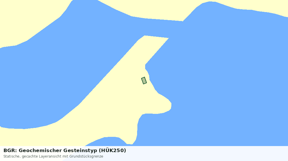 Statische Kartenansicht: BGR: Geochemischer Gesteinstyp (HÜK250)