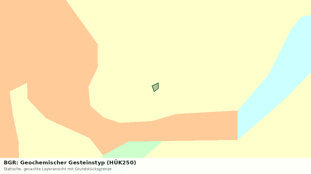 Statische Kartenansicht: BGR: Geochemischer Gesteinstyp (HÜK250)