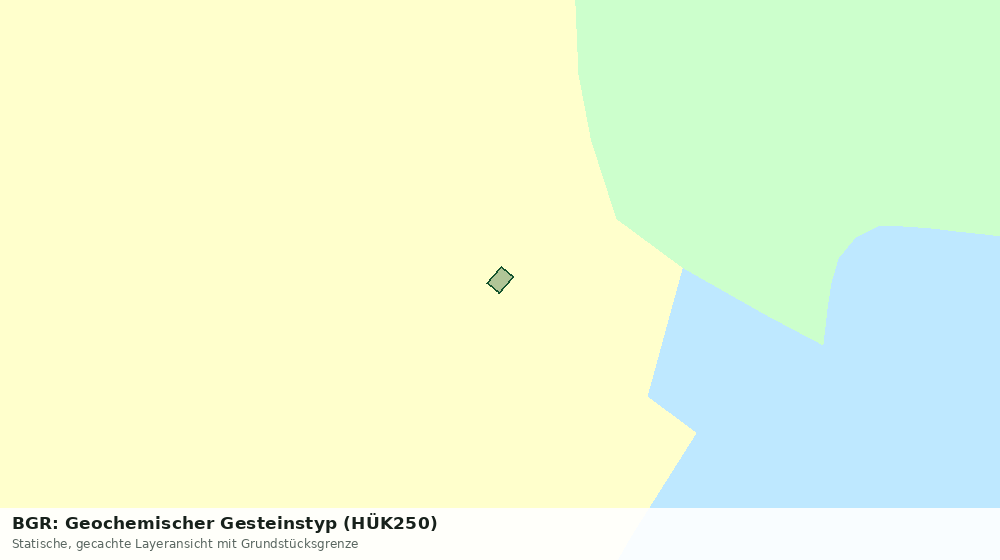Statische Kartenansicht: BGR: Geochemischer Gesteinstyp (HÜK250)