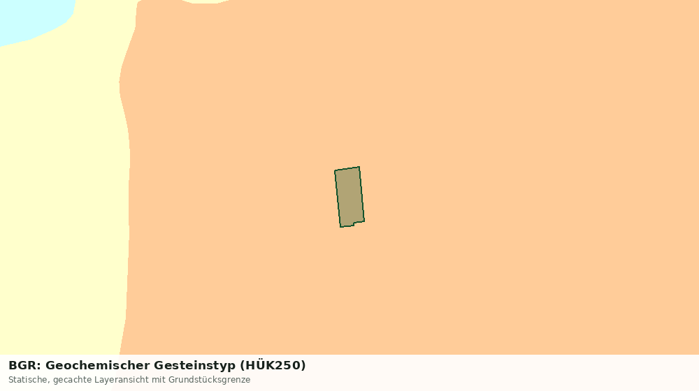 Statische Kartenansicht: BGR: Geochemischer Gesteinstyp (HÜK250)