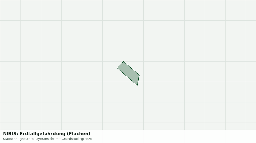 Statische Kartenansicht: NIBIS: Erdfallgefährdung (Flächen)