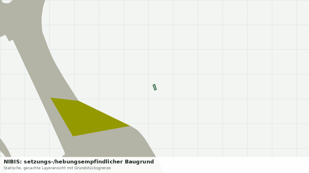 Statische Kartenansicht: NIBIS: setzungs-/hebungsempfindlicher Baugrund