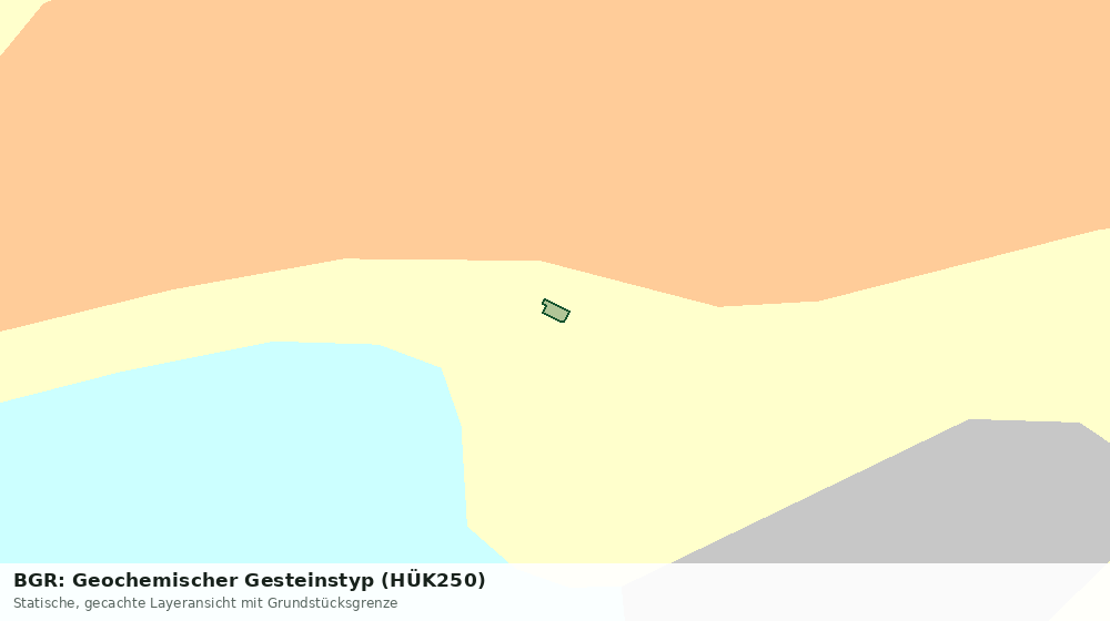 Statische Kartenansicht: BGR: Geochemischer Gesteinstyp (HÜK250)