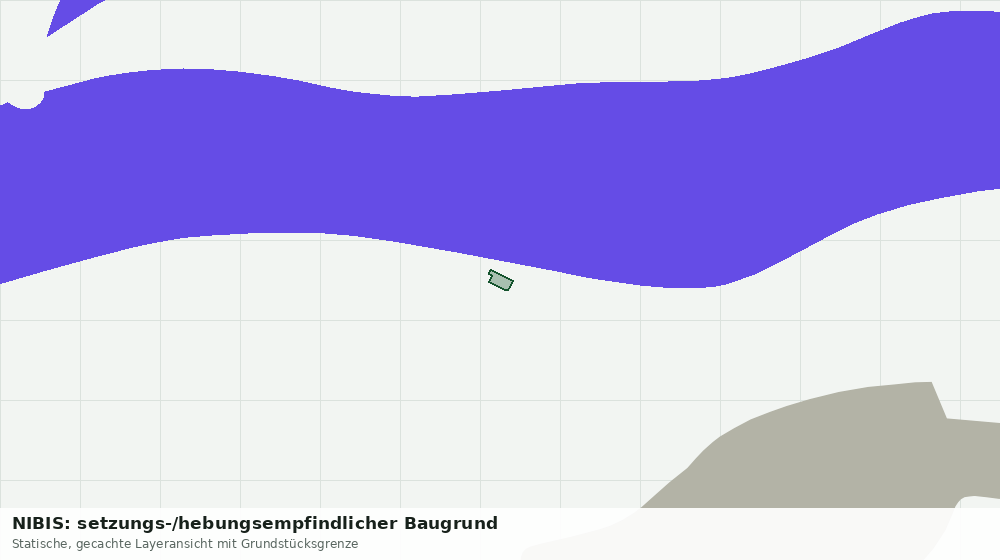 Statische Kartenansicht: NIBIS: setzungs-/hebungsempfindlicher Baugrund