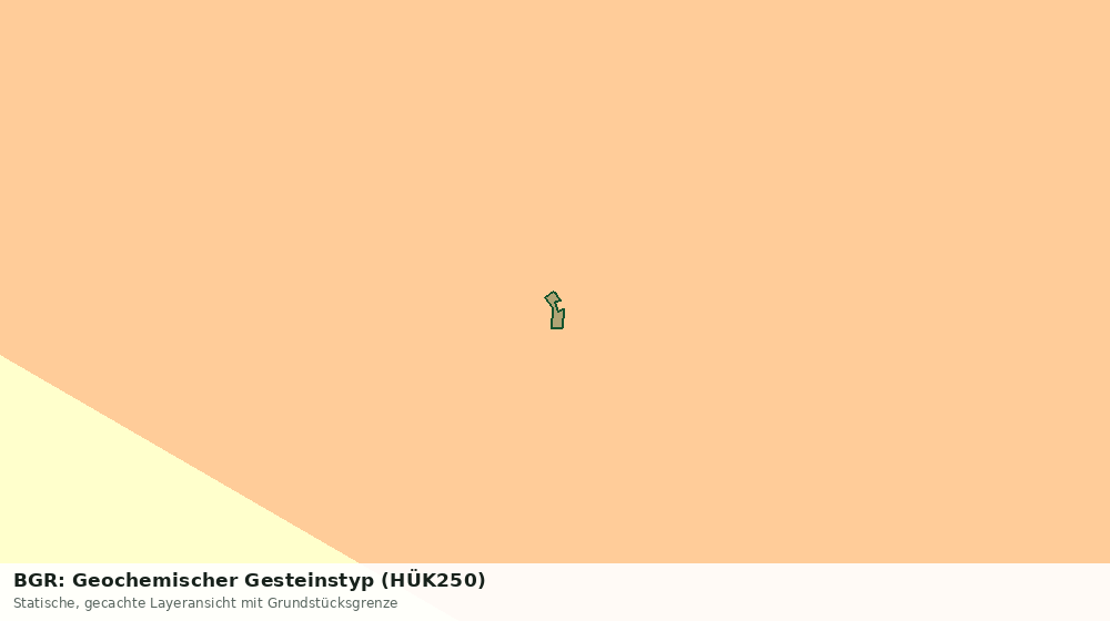 Statische Kartenansicht: BGR: Geochemischer Gesteinstyp (HÜK250)