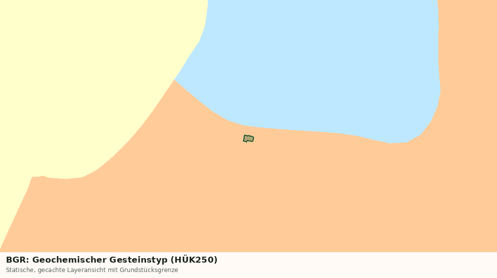 Statische Kartenansicht: BGR: Geochemischer Gesteinstyp (HÜK250)