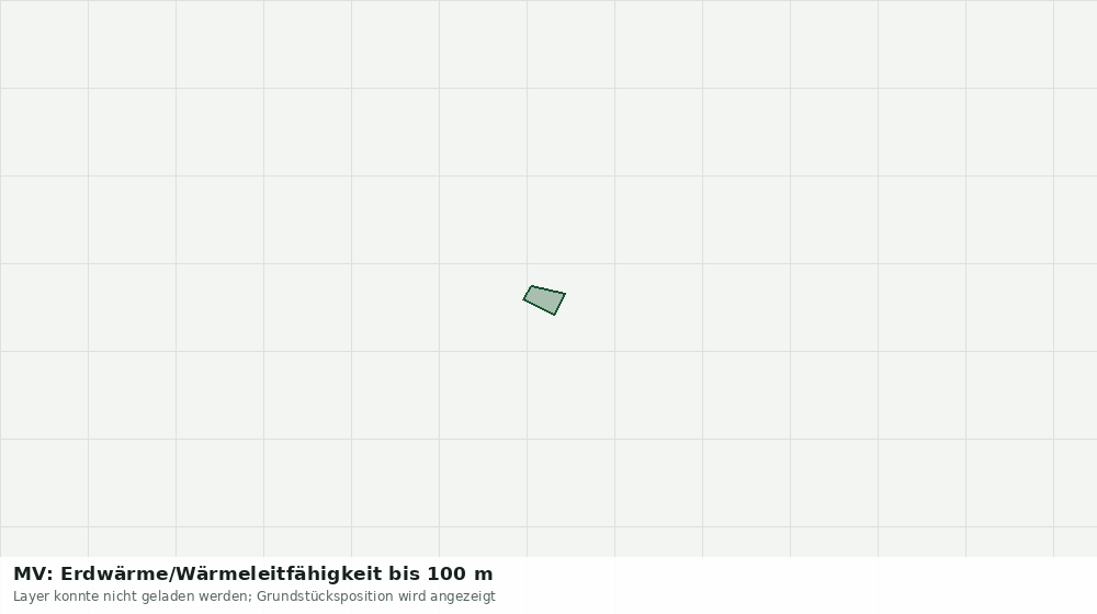 Statische Kartenansicht: MV: Erdwärme/Wärmeleitfähigkeit bis 100 m