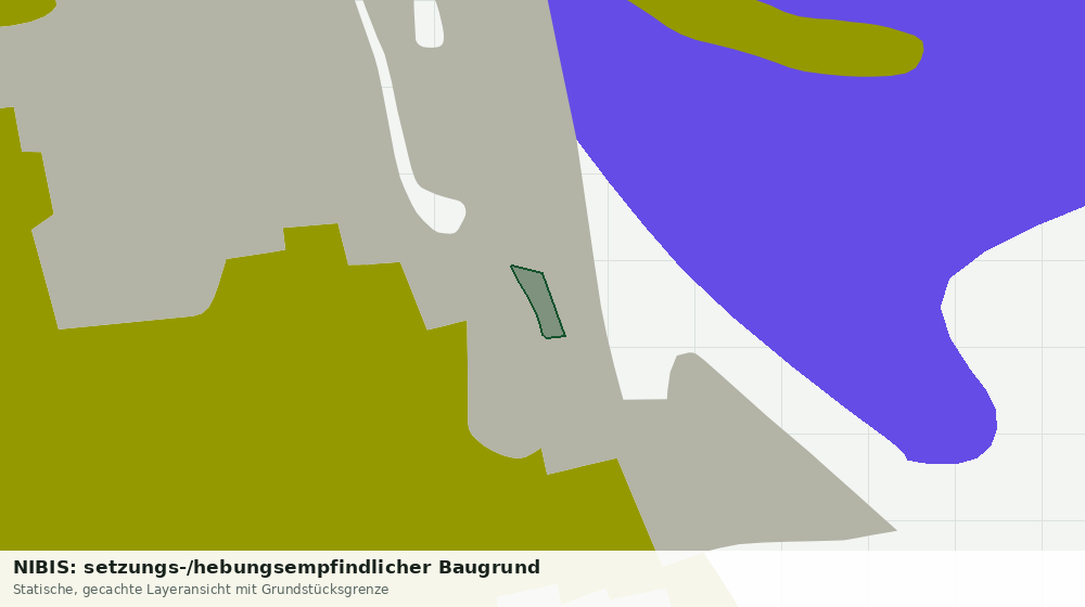 Statische Kartenansicht: NIBIS: setzungs-/hebungsempfindlicher Baugrund