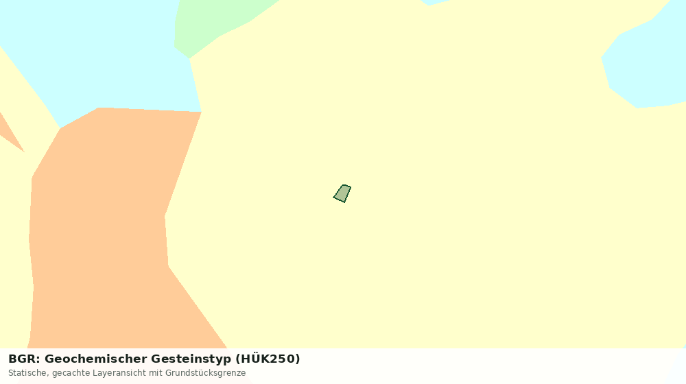 Statische Kartenansicht: BGR: Geochemischer Gesteinstyp (HÜK250)