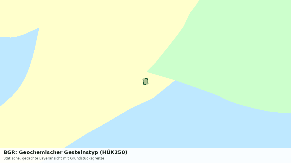 Statische Kartenansicht: BGR: Geochemischer Gesteinstyp (HÜK250)