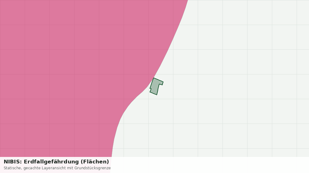Statische Kartenansicht: NIBIS: Erdfallgefährdung (Flächen)