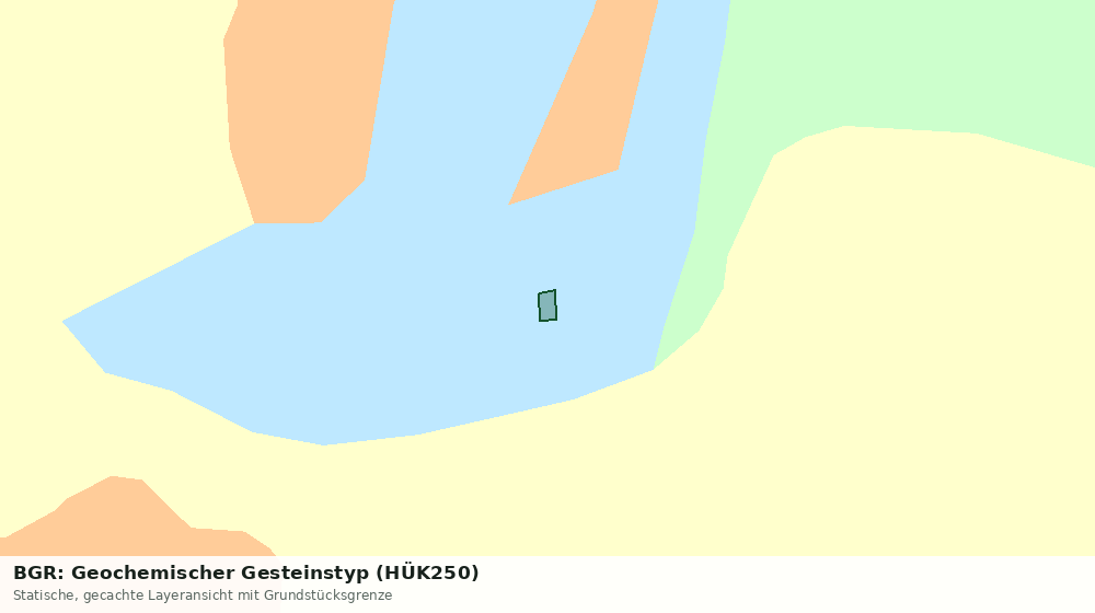 Statische Kartenansicht: BGR: Geochemischer Gesteinstyp (HÜK250)