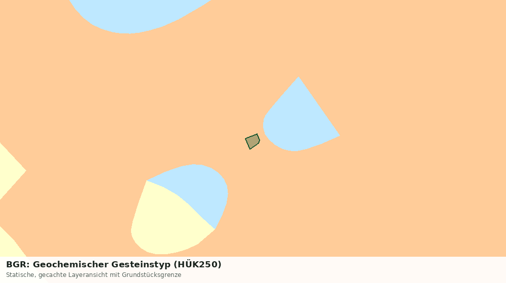 Statische Kartenansicht: BGR: Geochemischer Gesteinstyp (HÜK250)