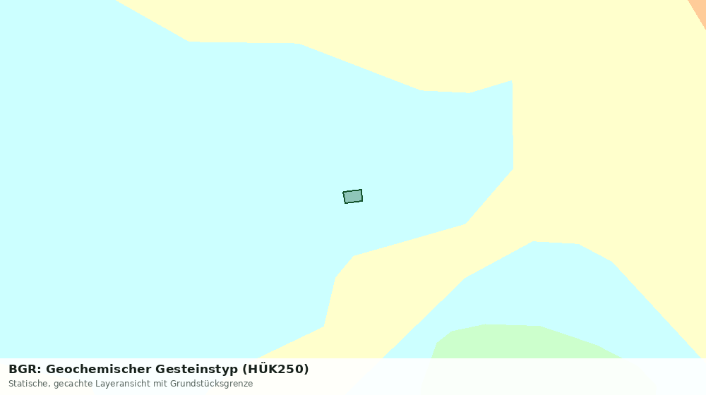 Statische Kartenansicht: BGR: Geochemischer Gesteinstyp (HÜK250)