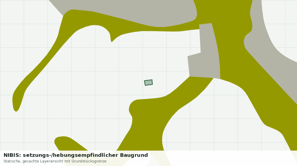 Statische Kartenansicht: NIBIS: setzungs-/hebungsempfindlicher Baugrund