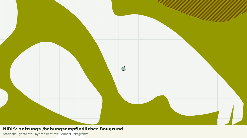 Statische Kartenansicht: NIBIS: setzungs-/hebungsempfindlicher Baugrund