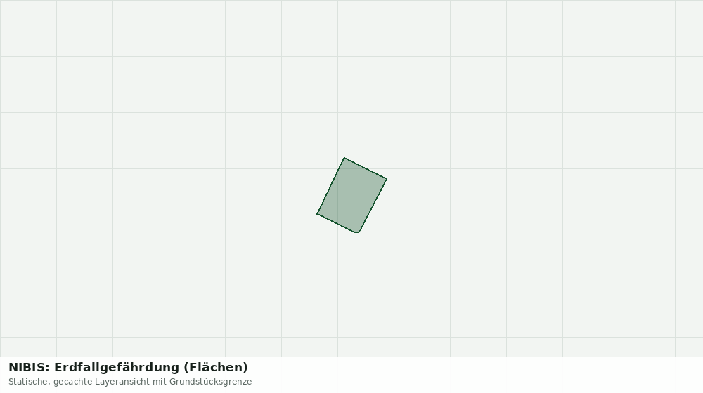 Statische Kartenansicht: NIBIS: Erdfallgefährdung (Flächen)